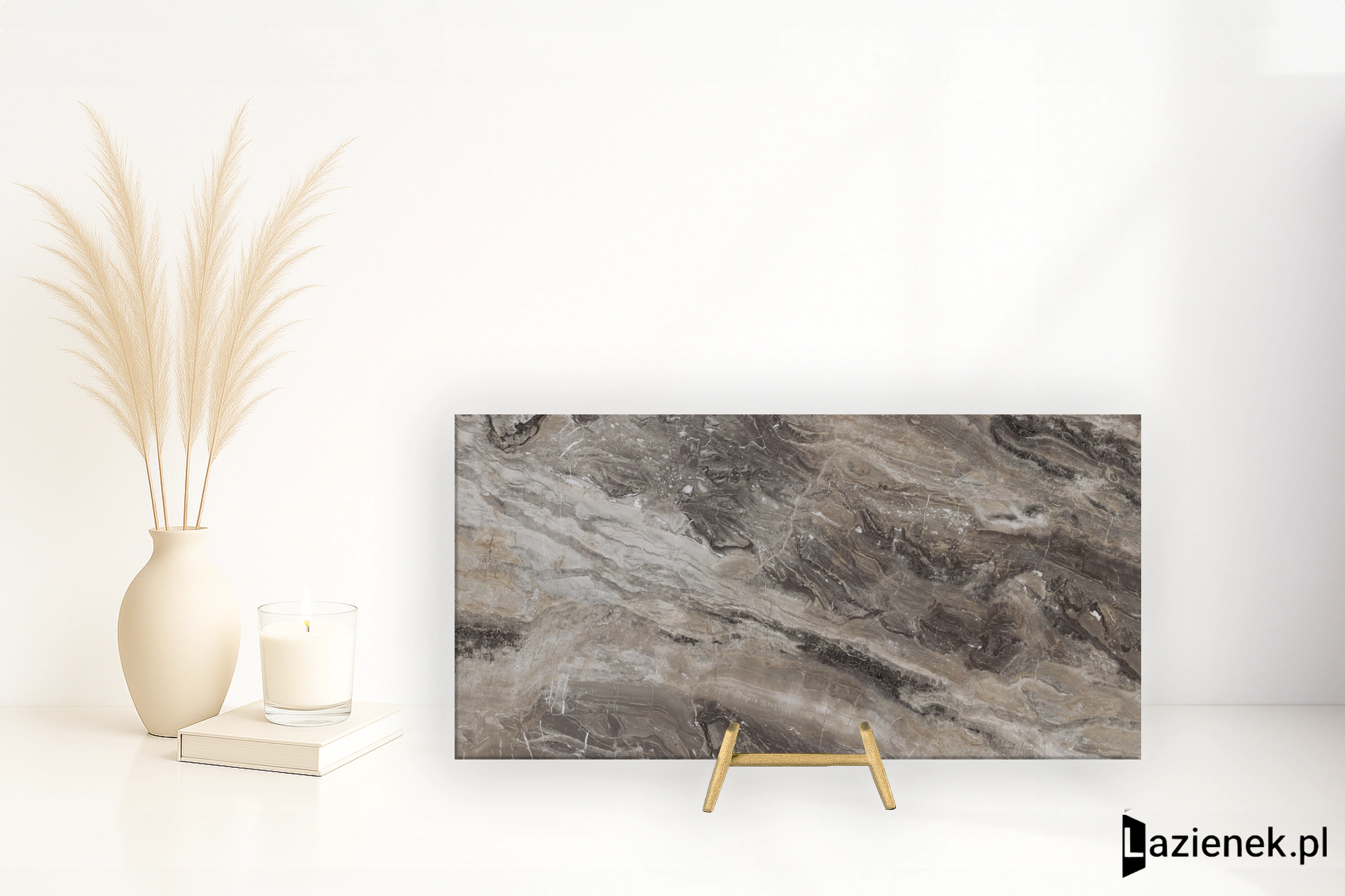 Graniti Fiandre Marmi Maximum Arabescato Orobico B polerowana 150x300 cm gr. 6 mm - płytka rektyfikowana / GFAA5B1U010A2